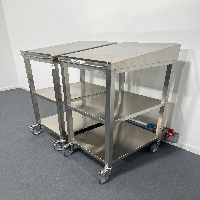 Set of 2 vertical desk - Carts, Racking, and Shelving image 1
